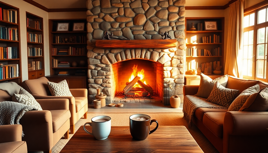Embrace the Warmth: Fireplace and Cozy Ambiance