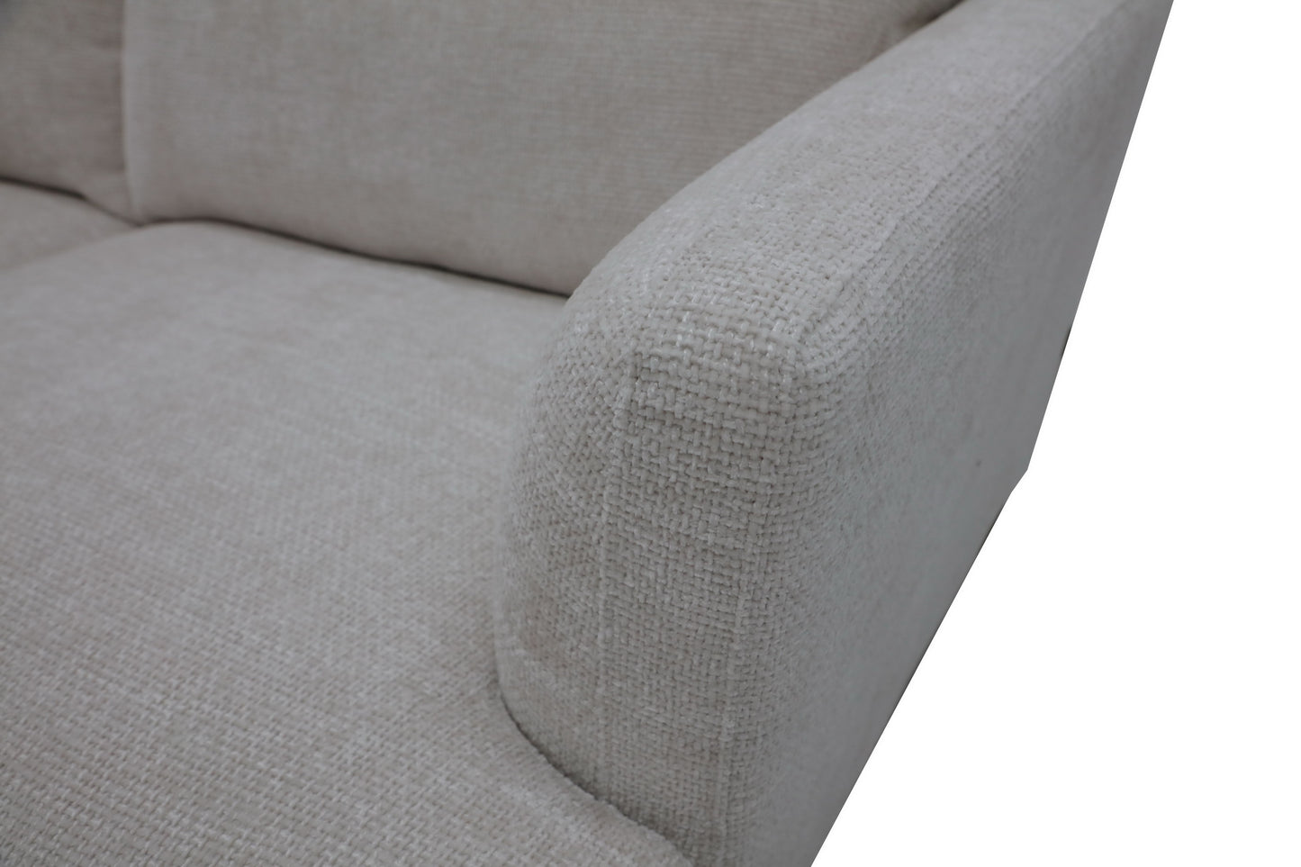 Burleigh - Upholster Modular Lounge reversible chaise with ottoman- 3 seater - Colour : Pompei