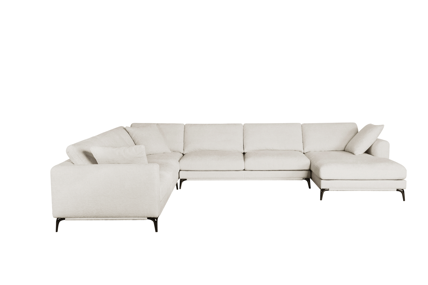 Sorrento - Upholster Modular Lounge - 6 seater - Colour : Pearl