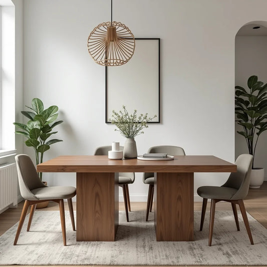 Walnut Dining Table - Walnut Dining Table Size Guide for Perfect Room Fit