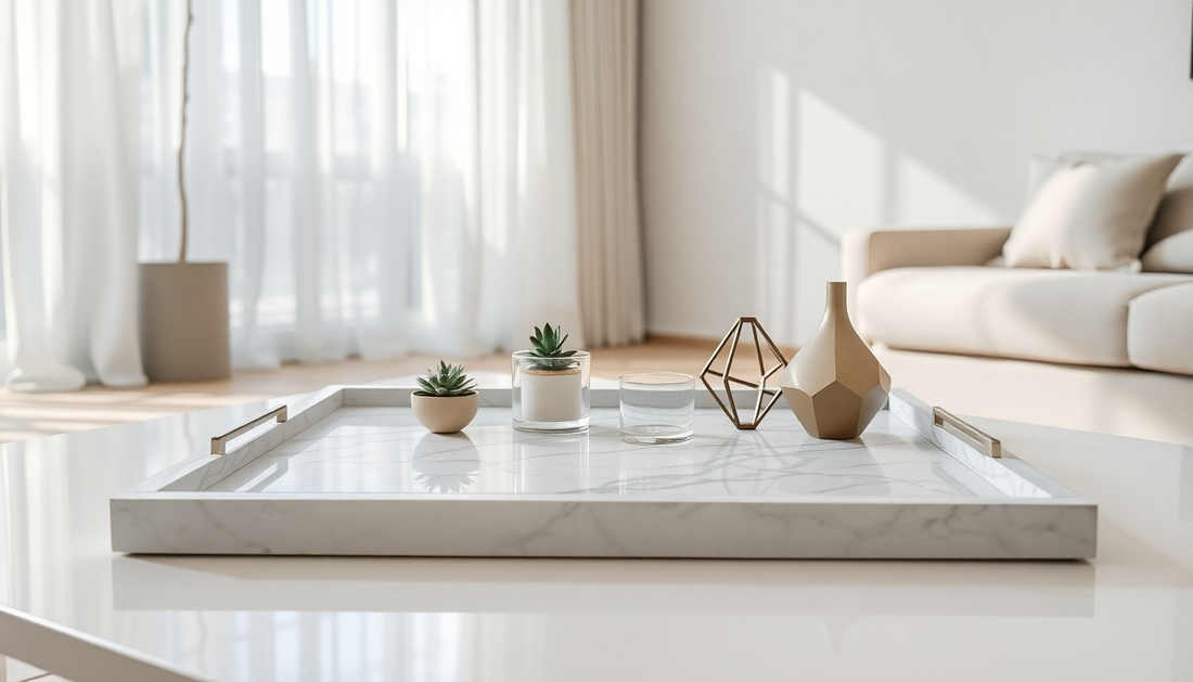 Minimalist Home Décor: How to Decorate with Marble Trays