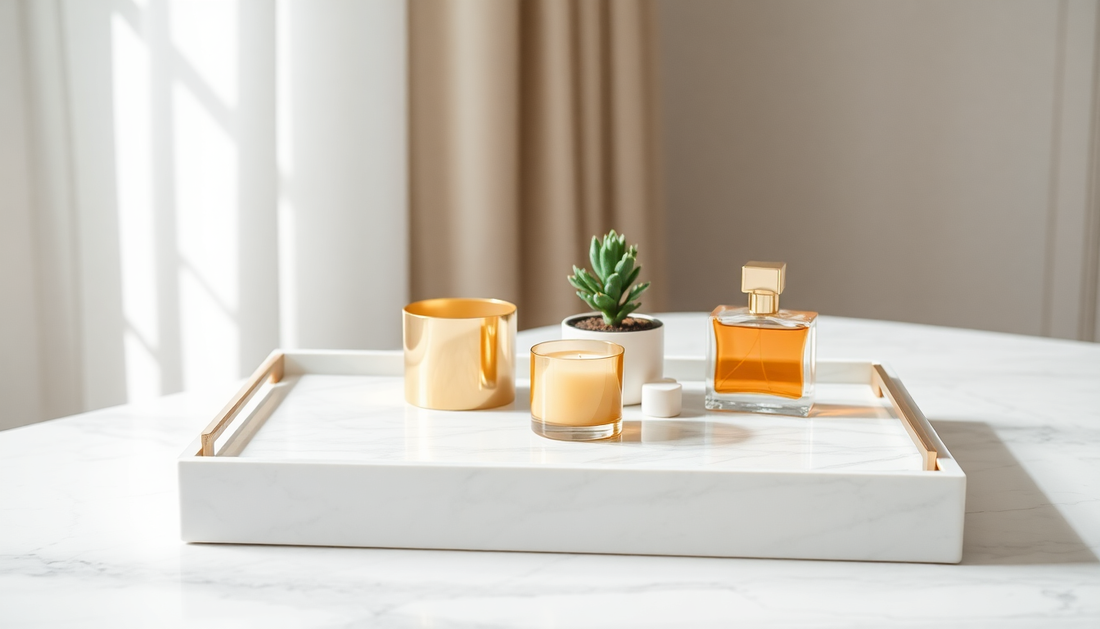5 Chic Marble Tray Styling Tips for a High-End Look