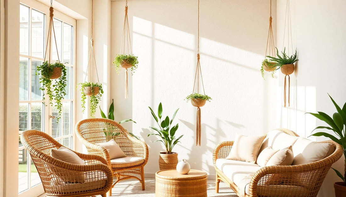 Woven Wonders: Must-Have Rattan and Macramé Decor Pieces