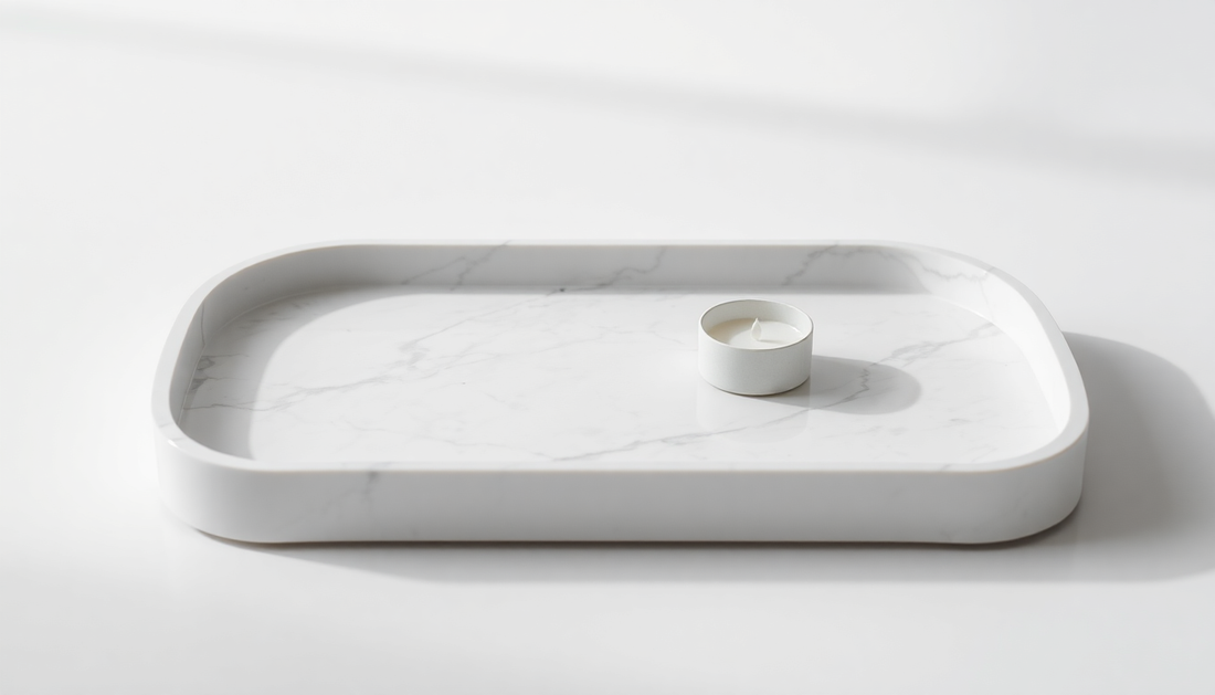 Elevate Your Space with Minimalist Marble Trays