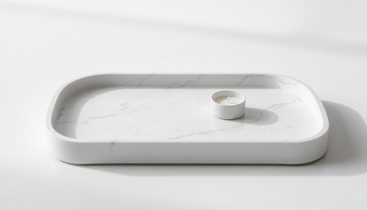 Elevate Your Space with Minimalist Marble Trays