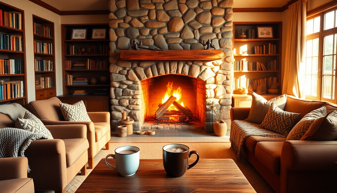 Embrace the Warmth: Fireplace and Cozy Ambiance